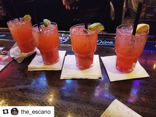 Yes, it’s Monday. But we’re still pretending it’s the weekend...thanks for the inspiration, @the_escano 🤗 . . . #howlatthemoon #livemusic #drinks #wolfpack #buckets #entertainers #hurricane #howlinpunch #drinks #weekend #mondays #mondaymotivation