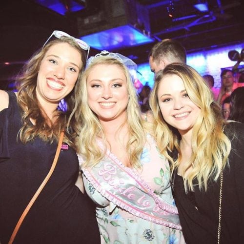 Another happy Bride-to-be! Book a party at Howl and give your bachelorette a night to remember! 💍💄👯‍♀️ . #howlatthemoon #bachelorette #bacheloretteparty #bridetobe #bride #party