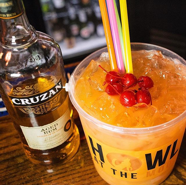 Hurricane Bucket cocktail