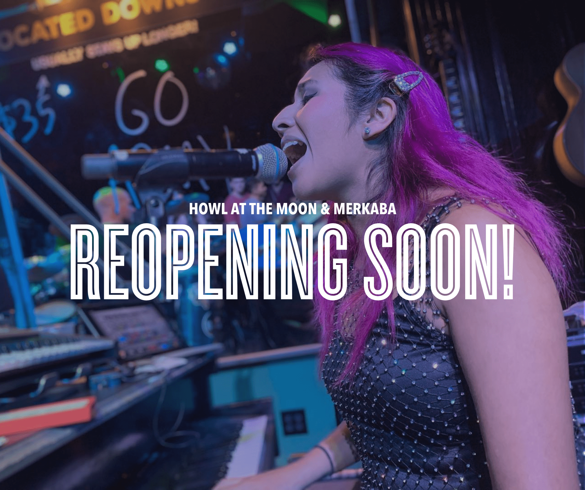 Howl At The Moon San Antonio And Merkaba Are Reopening Party Venue Event Venue Nightlife Live Music Bars Live Music Joint Howl At The Moon