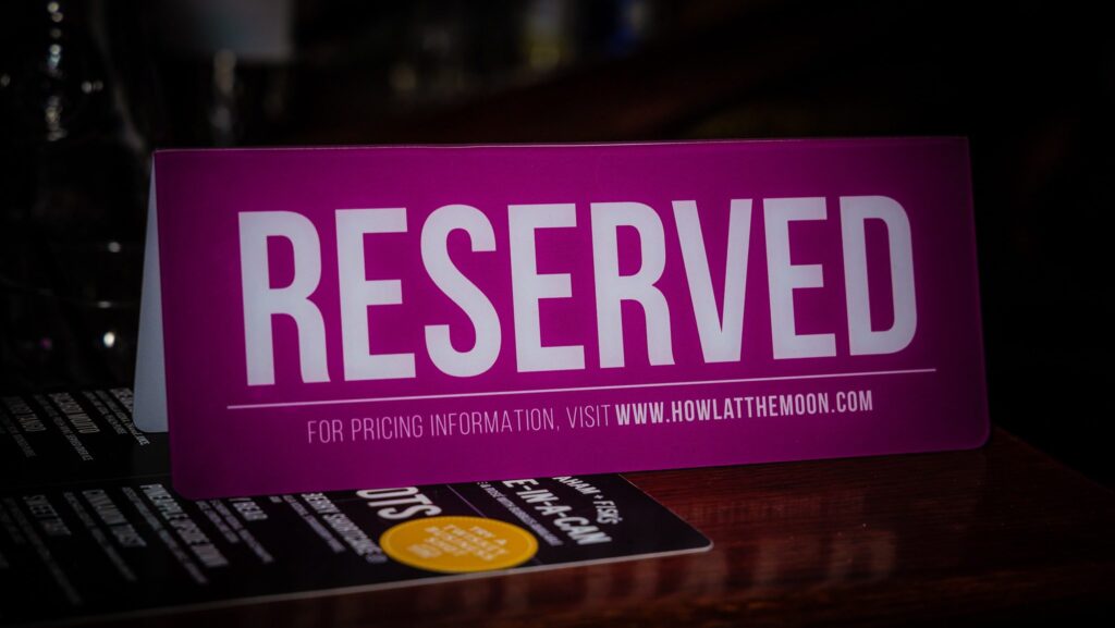 Reserved Sign