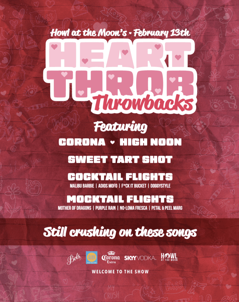 Heartthrob Throwback Drinks