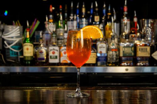 picture of an aperol spritz