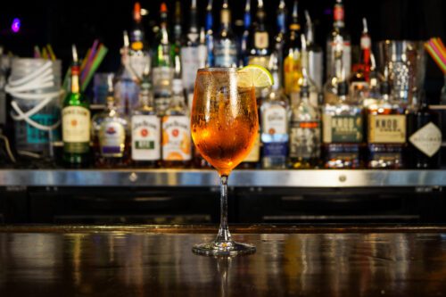 picture of the blood orange spritz
